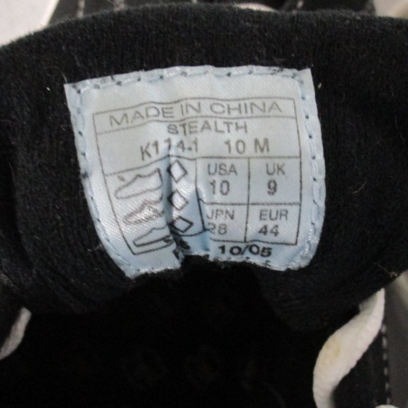 Brunswick Shoes Brunswick K141 Stealth Bowling Shoes Black White